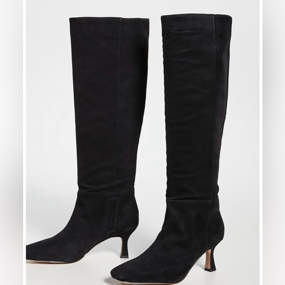 NIB Sam Edelman Lillia black suede boots 6.5 - Picture 7 of 10